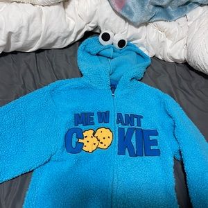 Medium Cookie Monster onsie
